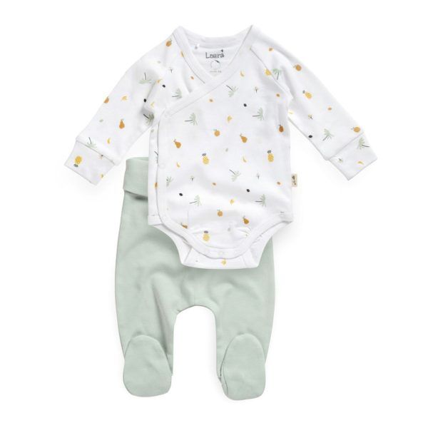 סט בגד גוף ורגלית טרופי לורה